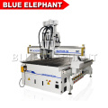 ELE 1325 Pneumatic system three spindle wood cnc router , woodworking cnc router for door making